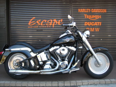 HARLEY-DAVIDSON FLSTF ファットボーイ 黒