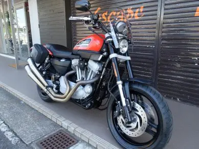 XR1200 カスタム スパトラマフラー | Escape Bike