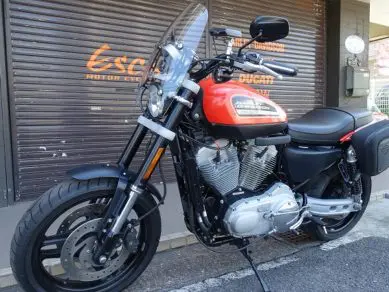 XR1200 カスタム スパトラマフラー | Escape Bike