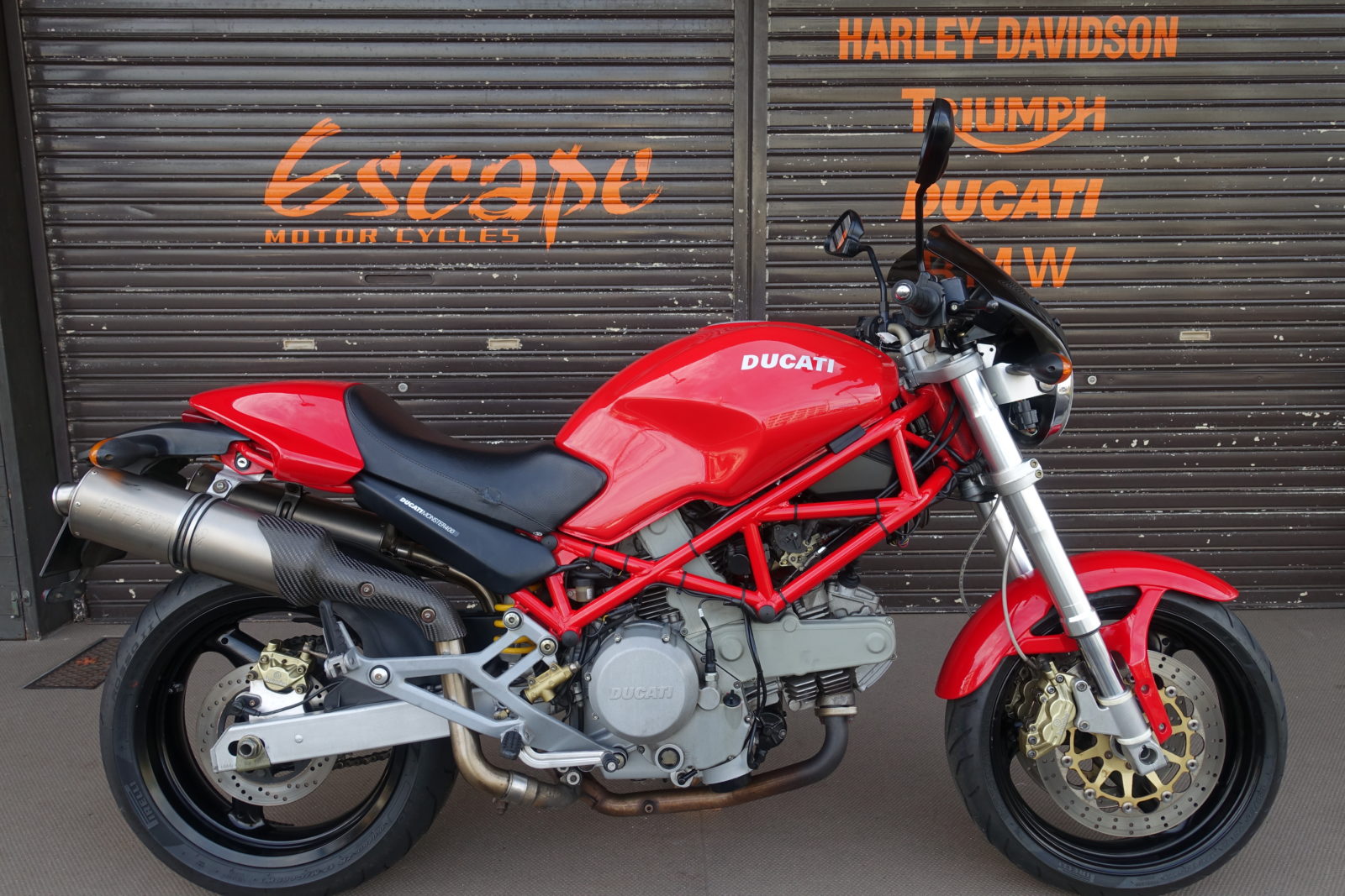 DUCATI モンスター400ie チタニウムマフラー