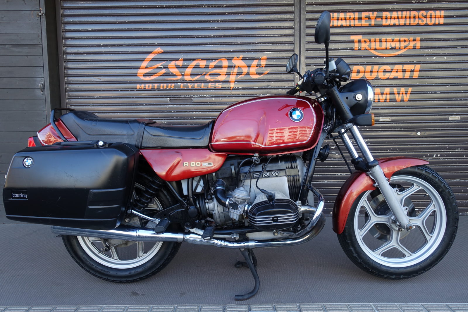 BMW R80 パニア付き
