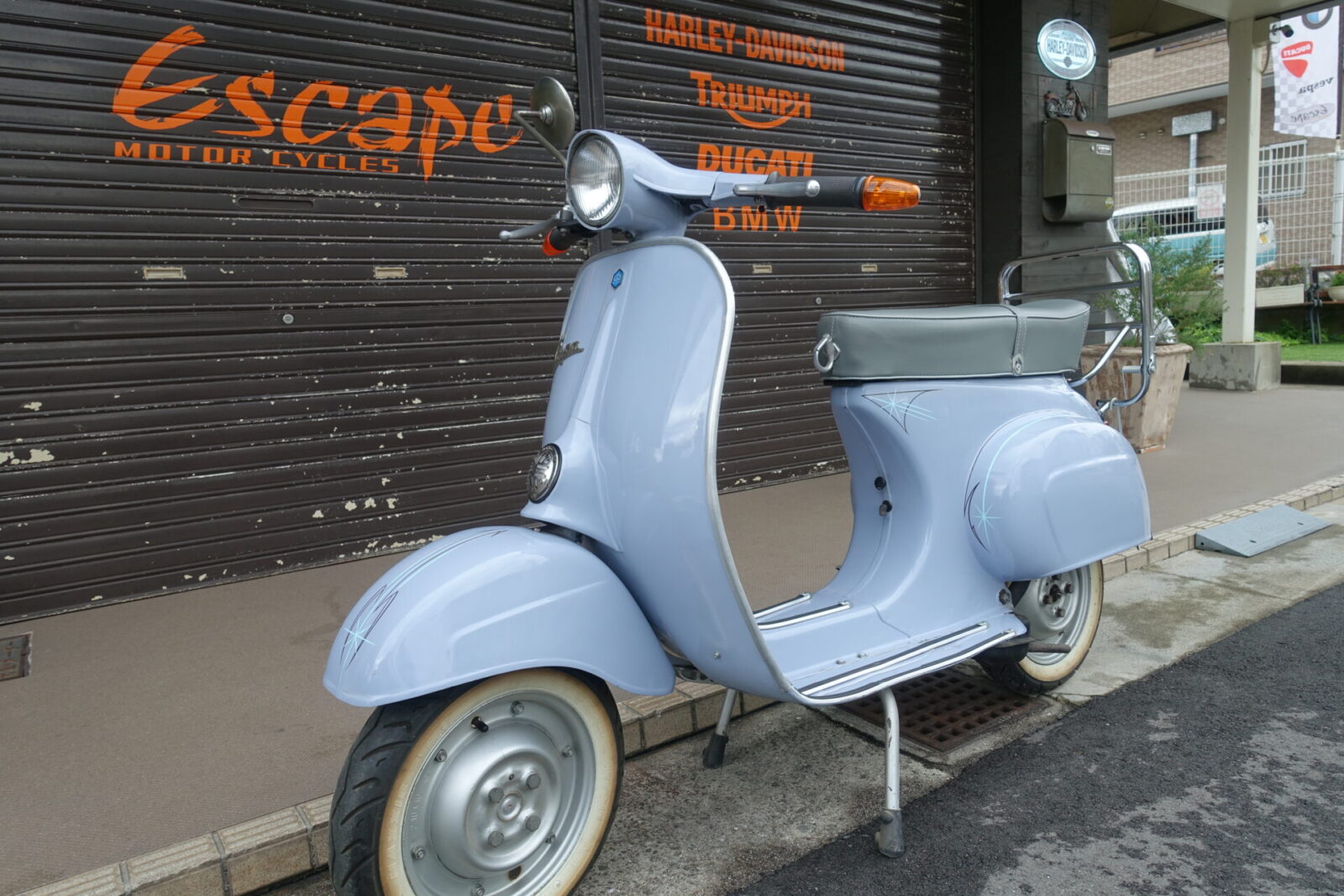 VESPA 50S クラシックブルー 102ccボアアップ | Escape Bike