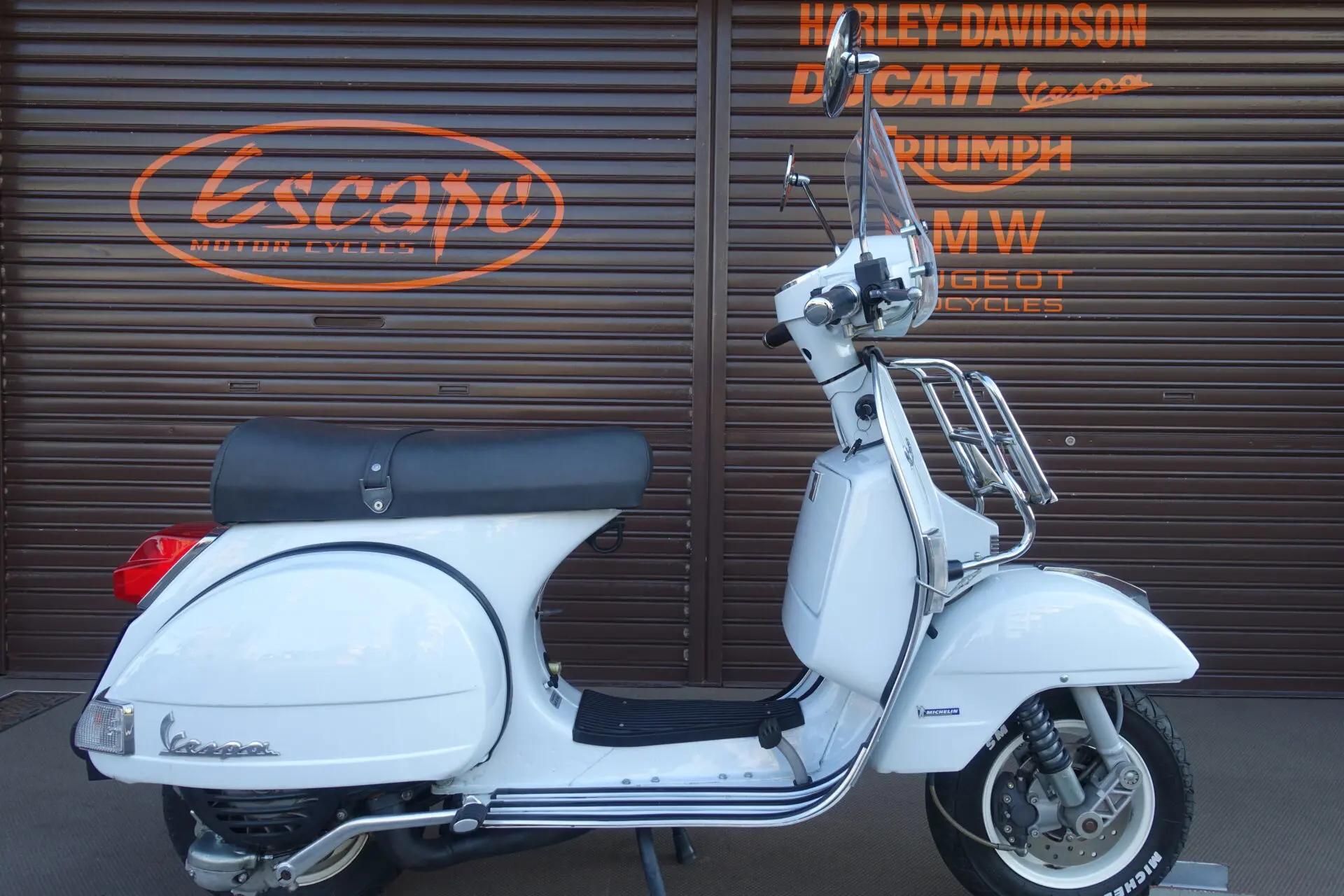 VESPA PX200 FL2 SITOスポーツマフラー チューブレスホイール フロント 
