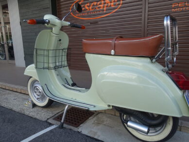 VESPA 50S 75ccボアアップ ポリーニチャンバー カメオベージュ