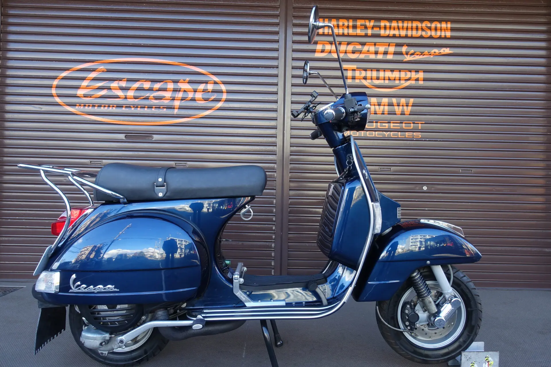VESPA PX200 FL2 チューブレスホイール タンデムステップ リアキャリア