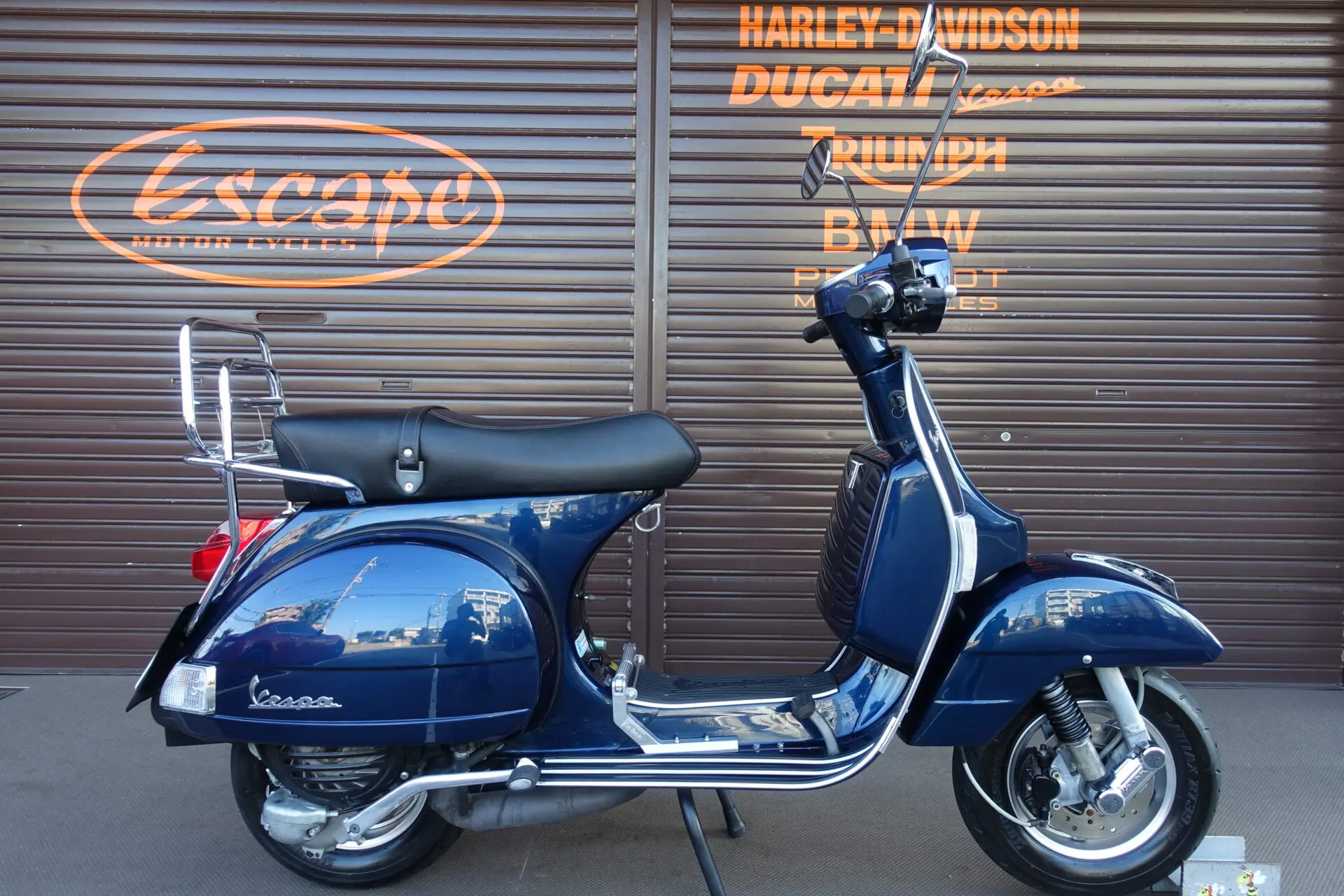 VESPA PX150 Euro3 前後チューブレスホイール サイドスタンド タンデム