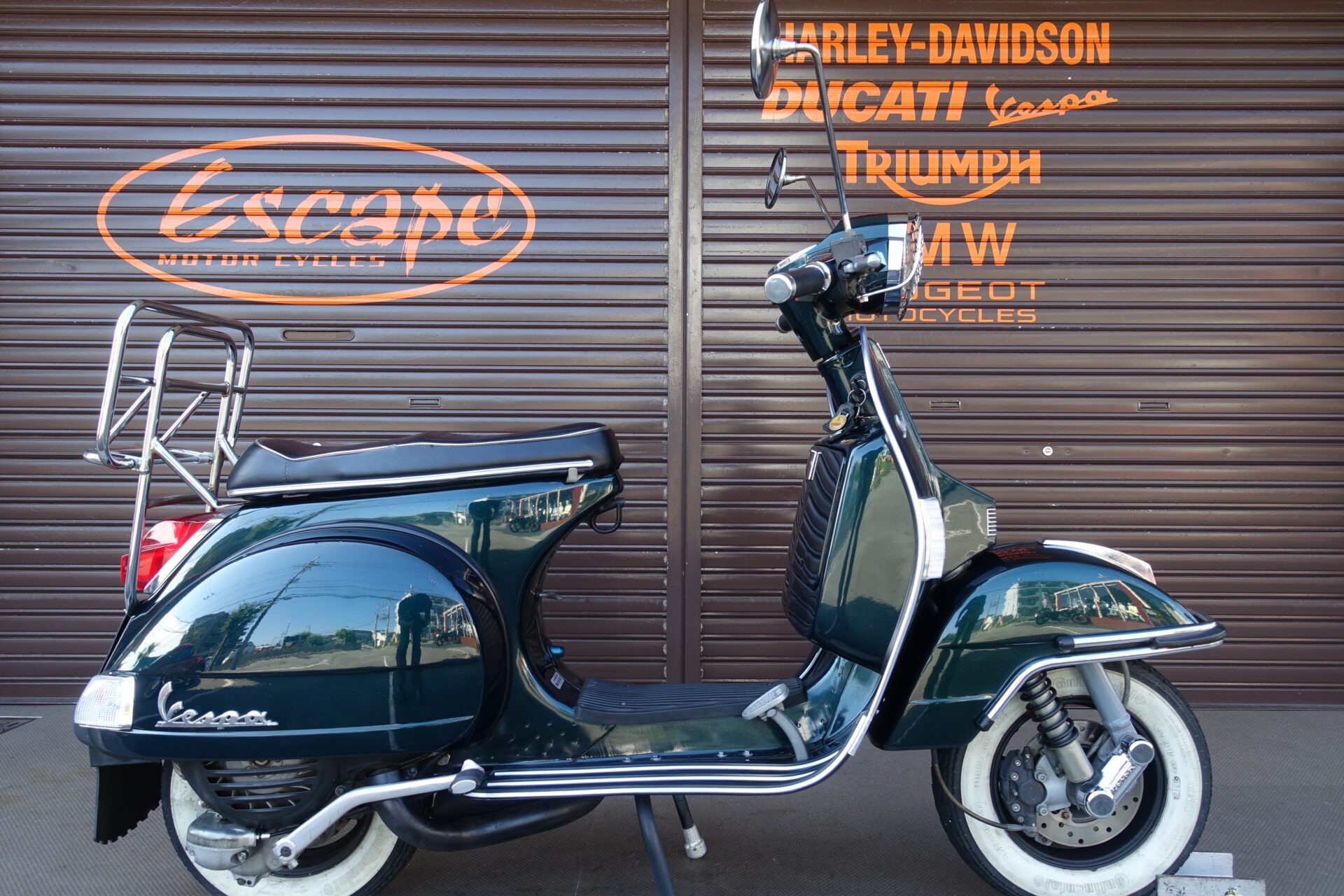 VESPA PX200 FL2 SIPツインパイプサイレンサー チューブレスホイール リアキャリア ヘッドライトリム WAVEシート