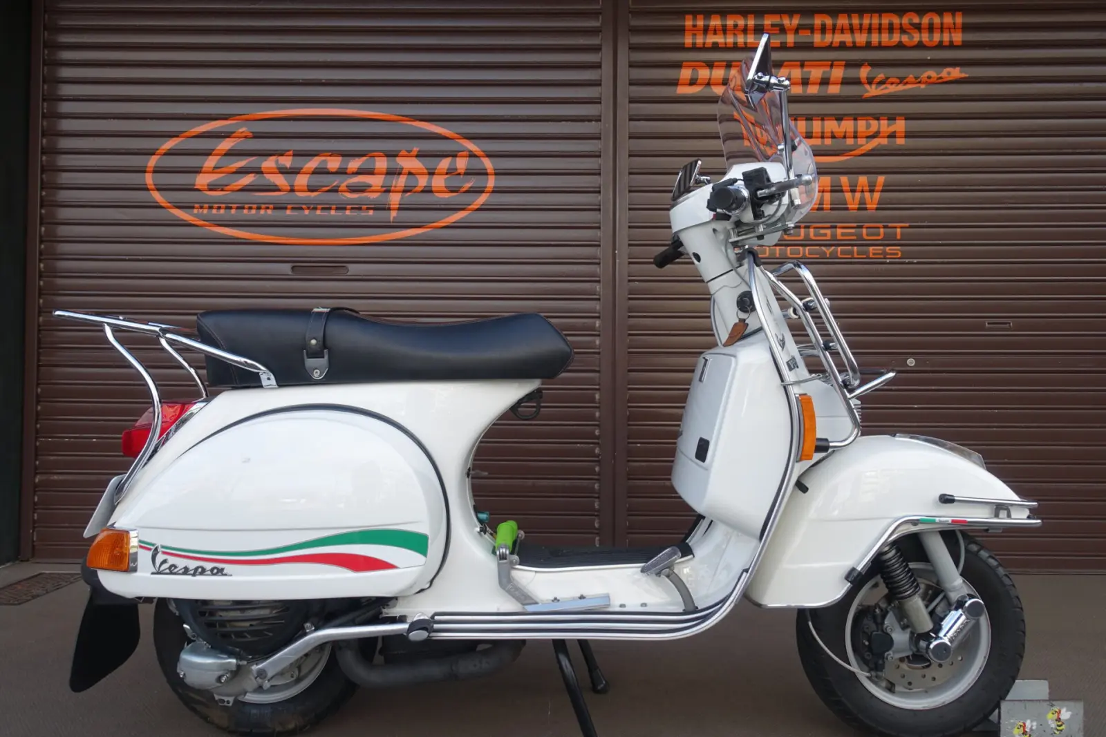 Vespa PX150 Touring チューブレス仕様　限定モデル VESPA PX150 Euro3 イタリア統一150周年記念モデル BGMサイレンサー