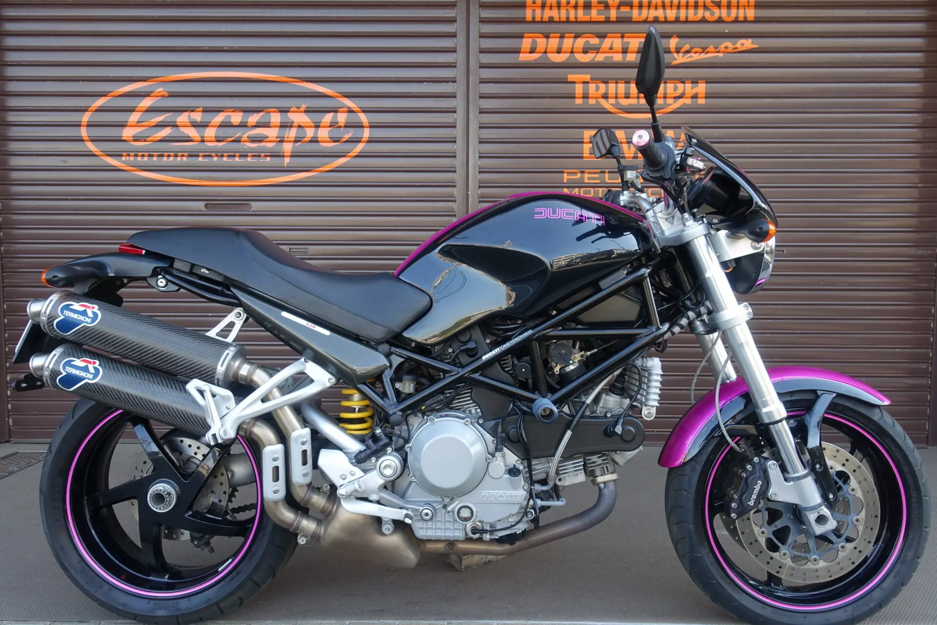 サイレンサー DUCATI MONSTER 600 750排気デイパンディラクラート